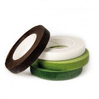 Picture of DECORA PAPER FLORIST TAPE WHITE 12MM 27M